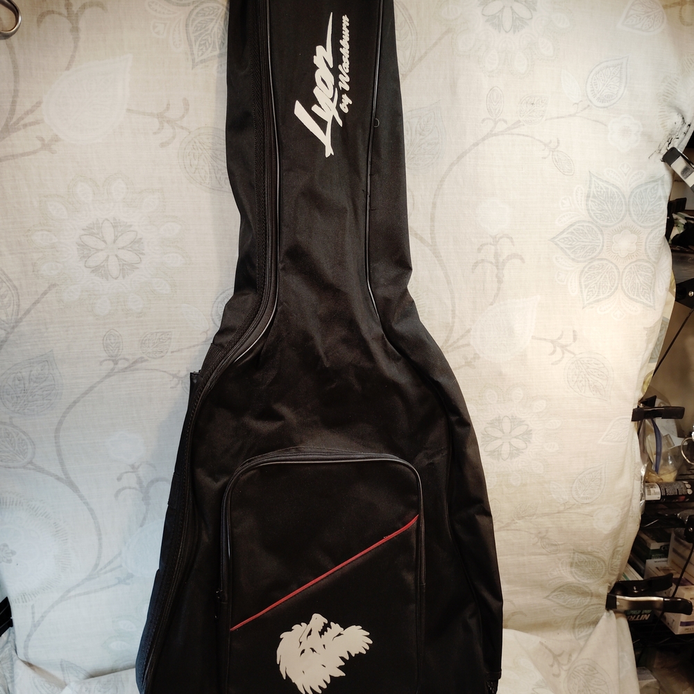 Lyon By Washburn Black  Padded Acoustic Guitar Cover